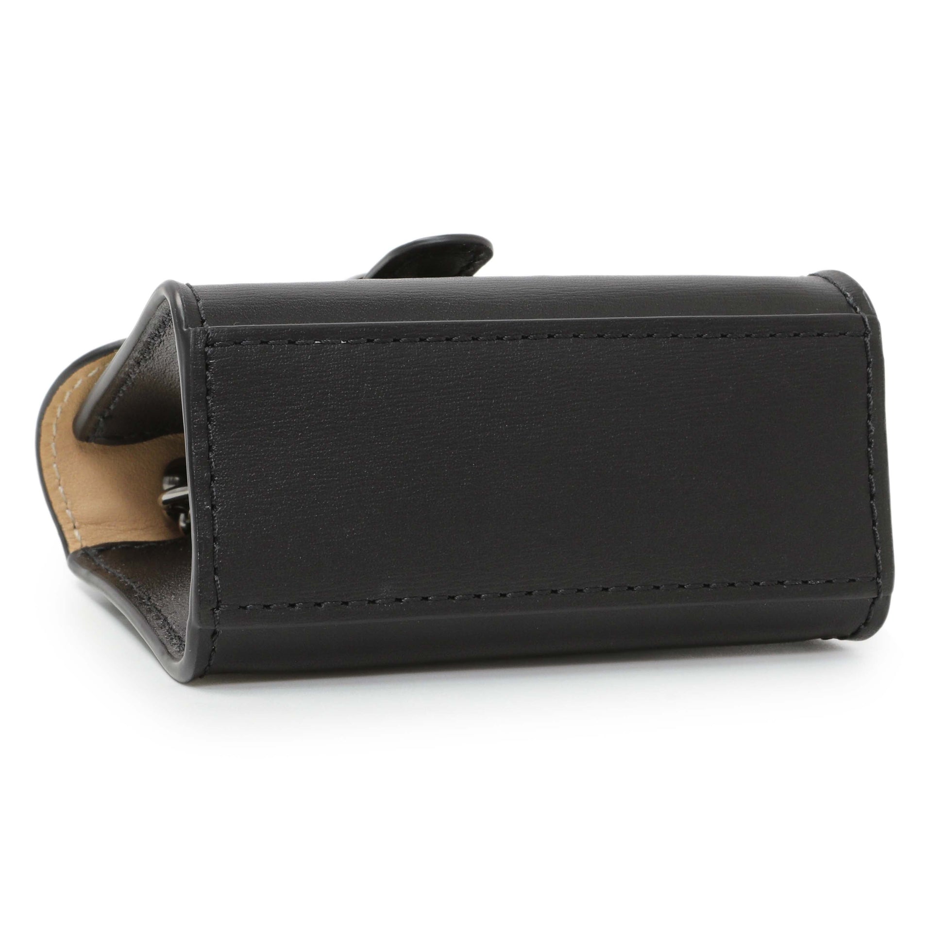 Exclusive Delvaux Black Calfskin Brillant Bag Charms — Back View