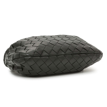 Exclusive Bottega Veneta Black Nappa Intrecciato Mini Jodie — Back View