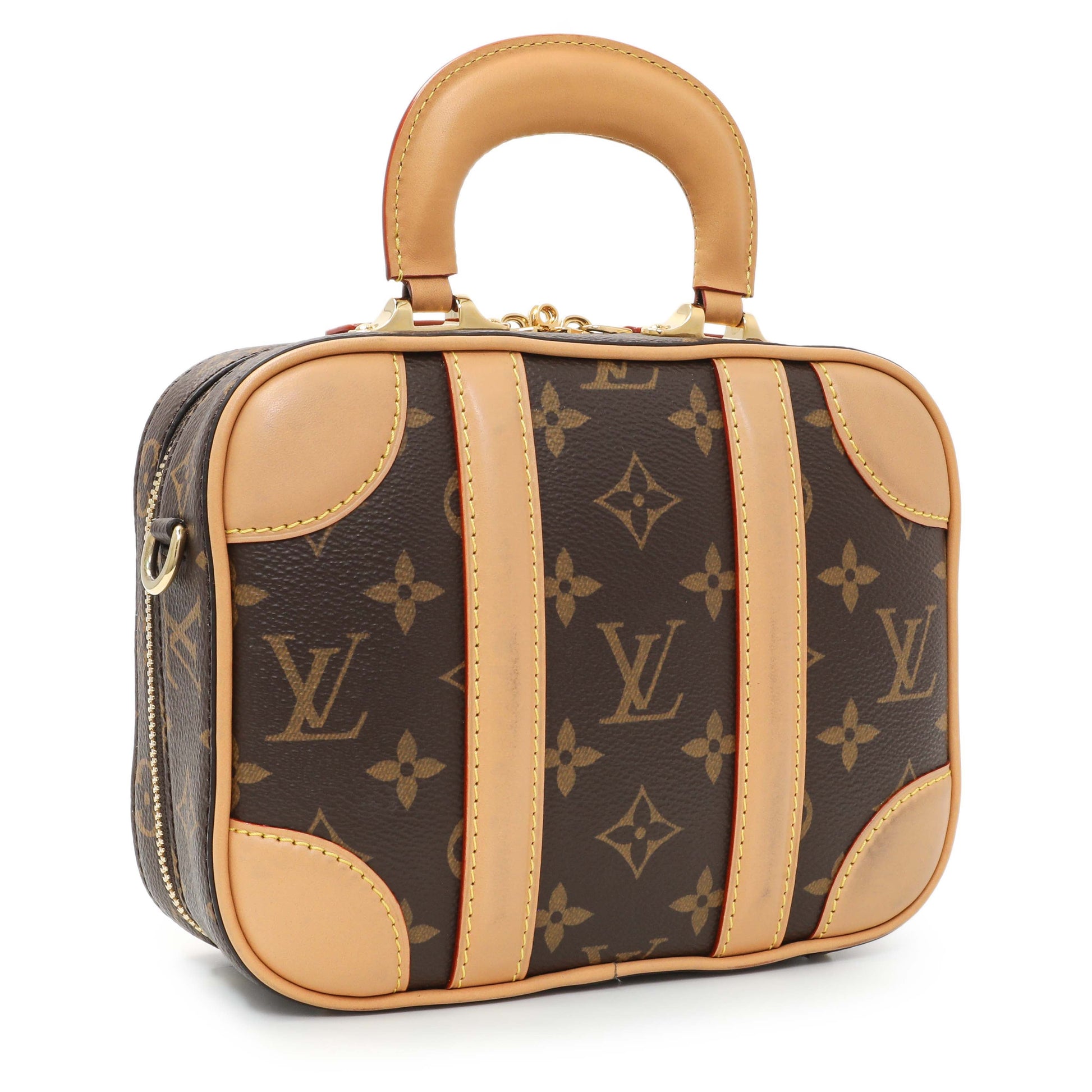 Exclusive Louis Vuitton Monogram Valisette BB — Side View