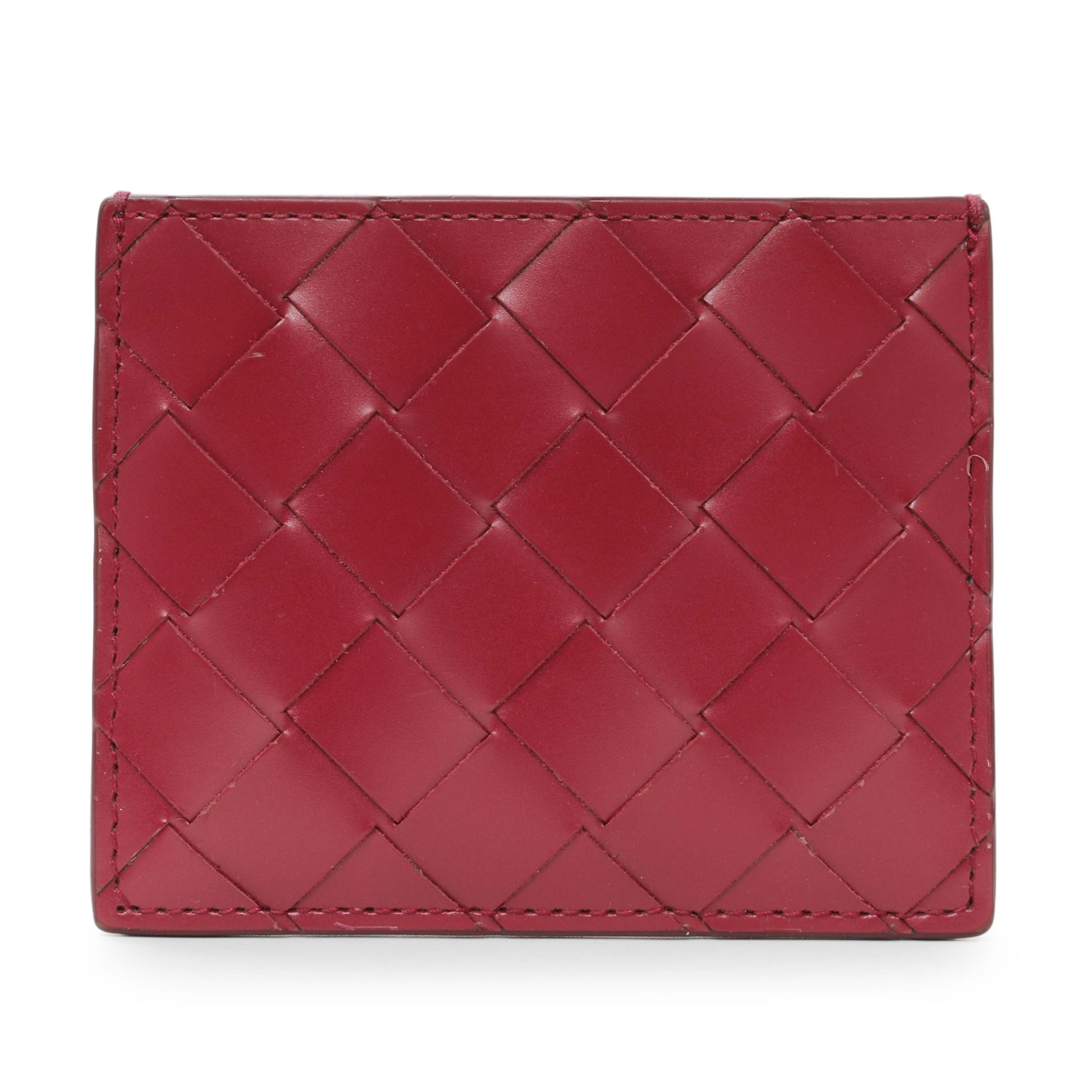 Exclusive Bottega Veneta Smooth Calfskin Cardholder — Front View