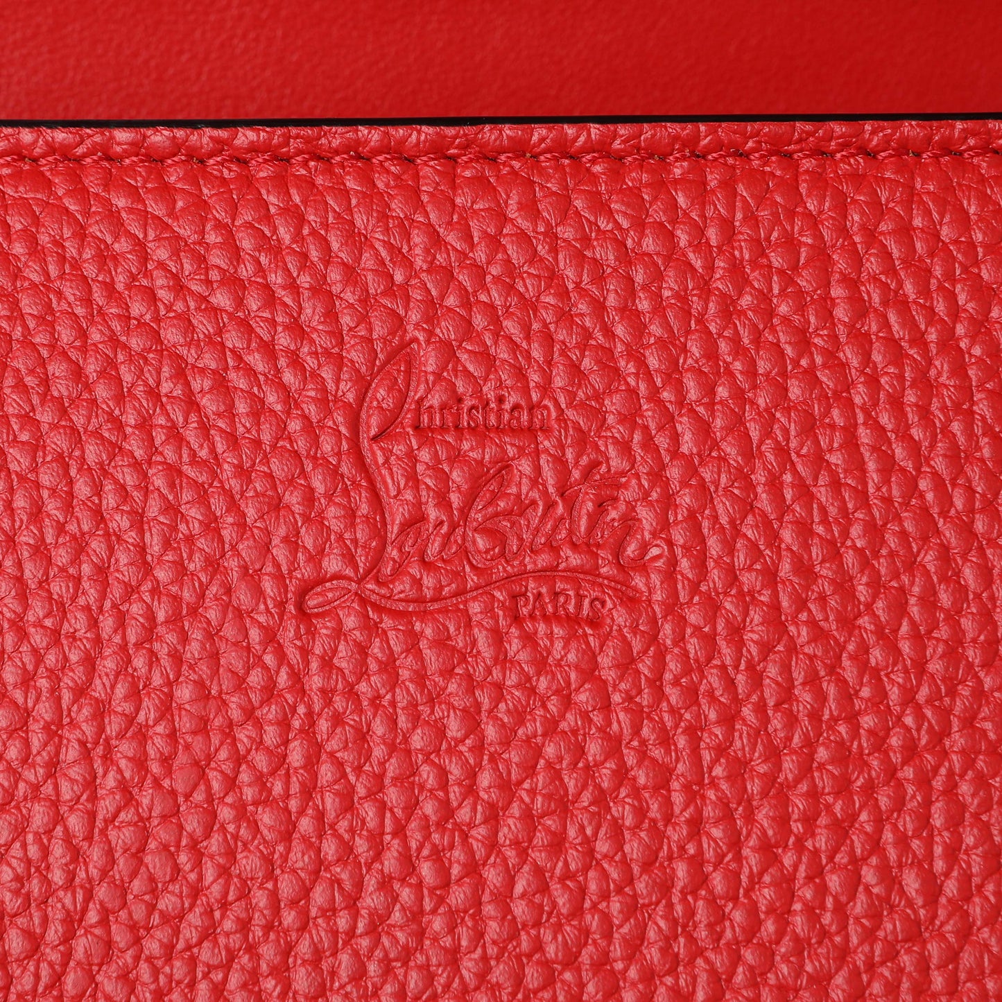 Exclusive Christian Louboutin Paloma Kraft Loubi Clutch — Detail View