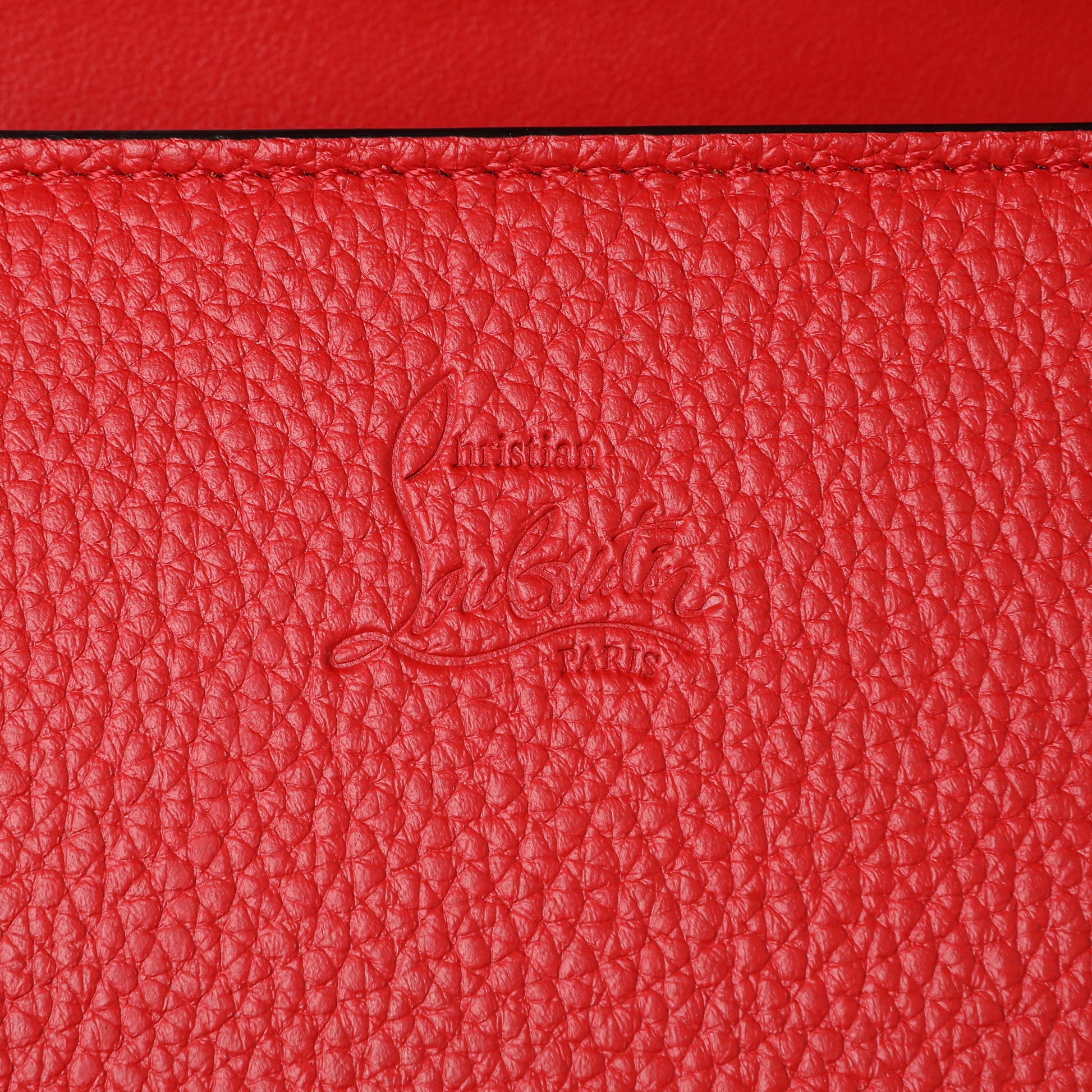 Exclusive Christian Louboutin Paloma Kraft Loubi Clutch — Detail View