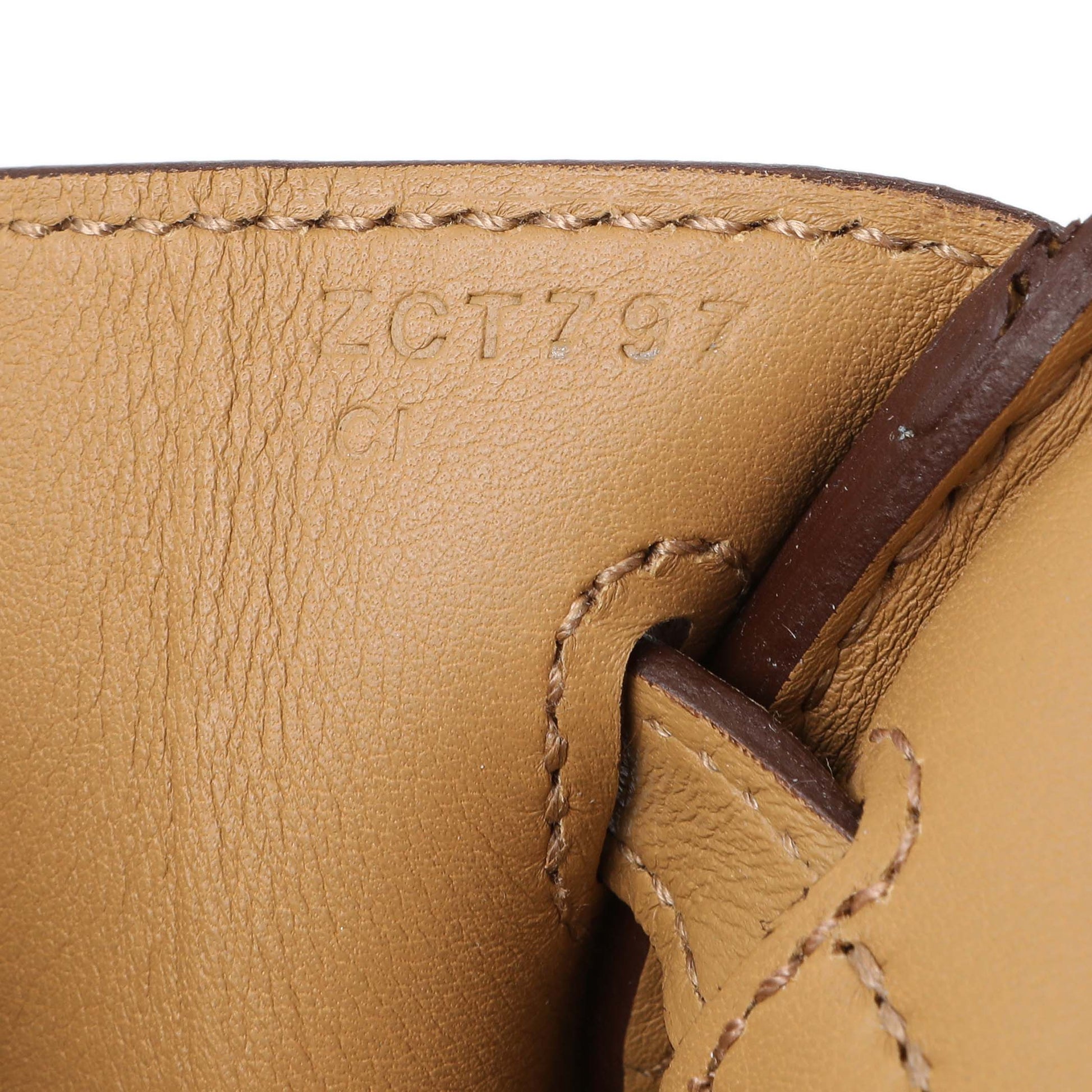 Exclusive Hermes Biscuit Swift In And Out Birkin 25 — Alternate View 10