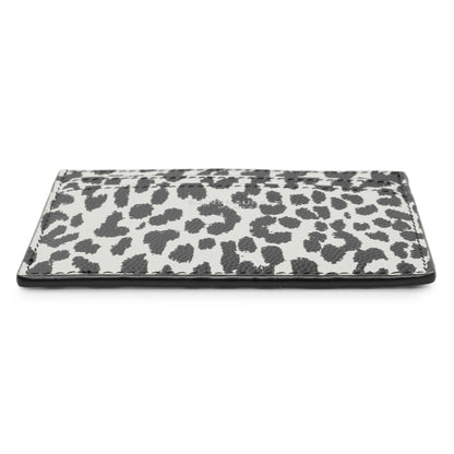 Exclusive Saint Laurent Grain De Poudre Baby Cat Print Card Case — Back View