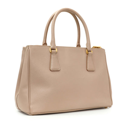 Exclusive Prada Cammeo Saffiano Medium Galleria Double Zip Tote — Side View