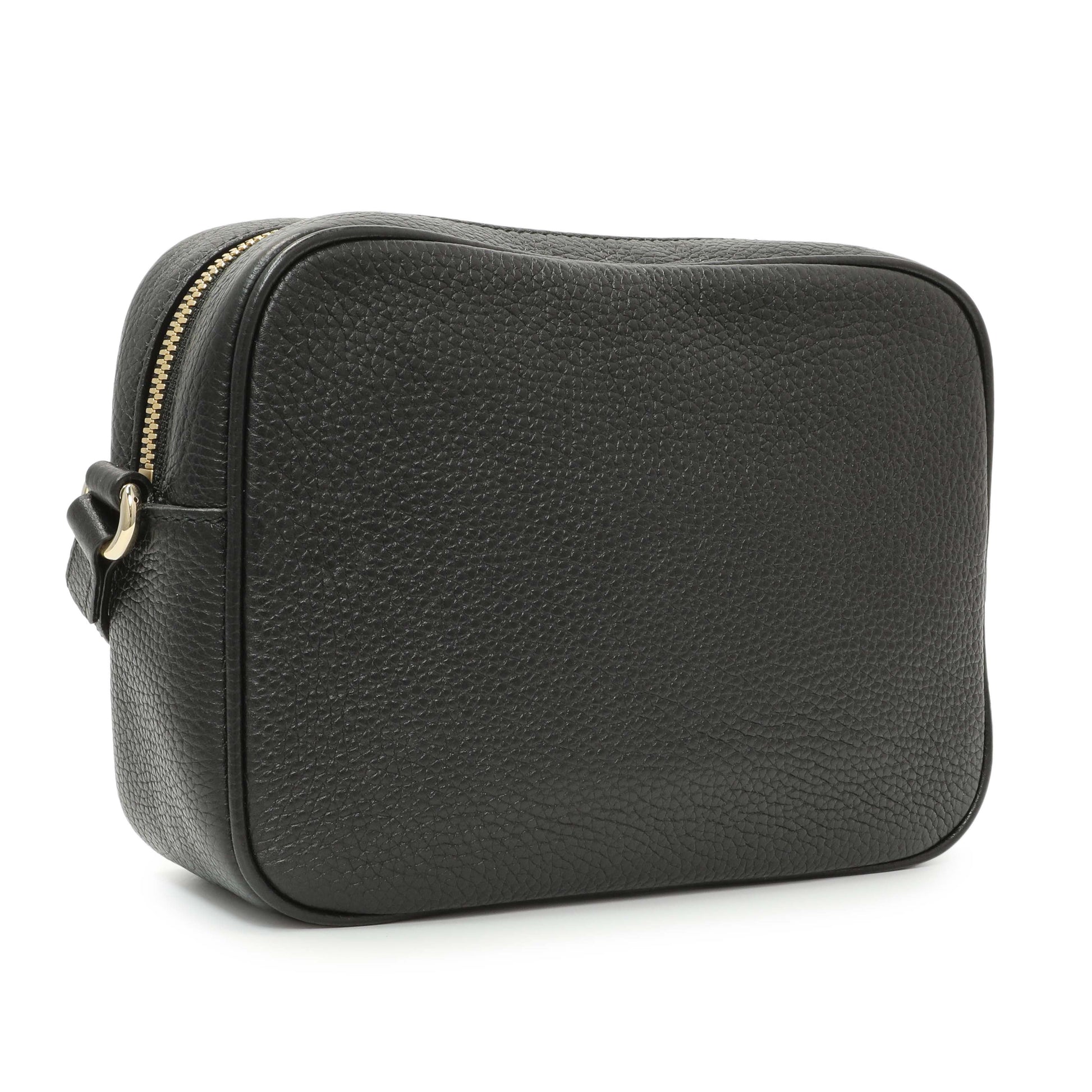 Exclusive Gucci Black Pebbled Calfskin Small Soho Disco Bag — Side View