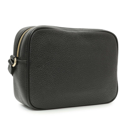 Exclusive Gucci Black Pebbled Calfskin Small Soho Disco Bag — Side View