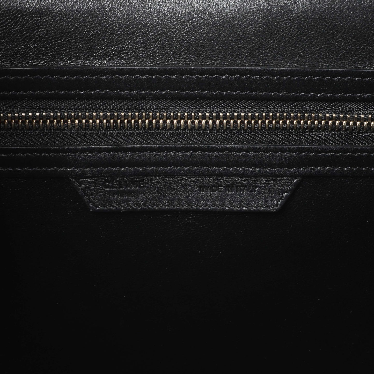 Exclusive Celine Tri-Color Calfskin Micro Luggage Tote — Alternate View 9