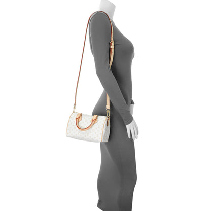 Exclusive Louis Vuitton Monogram Mini Motif Speedy Bandouliere 20 — Lifestyle View