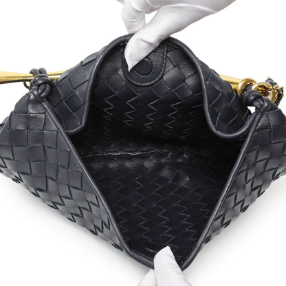 Exclusive Bottega Veneta Nappa Intrecciato Sardine With Chain Bag — Top View