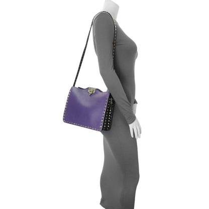 Exclusive Valentino Purple Calfskin Rockstud Crossbody — Alternate View 7