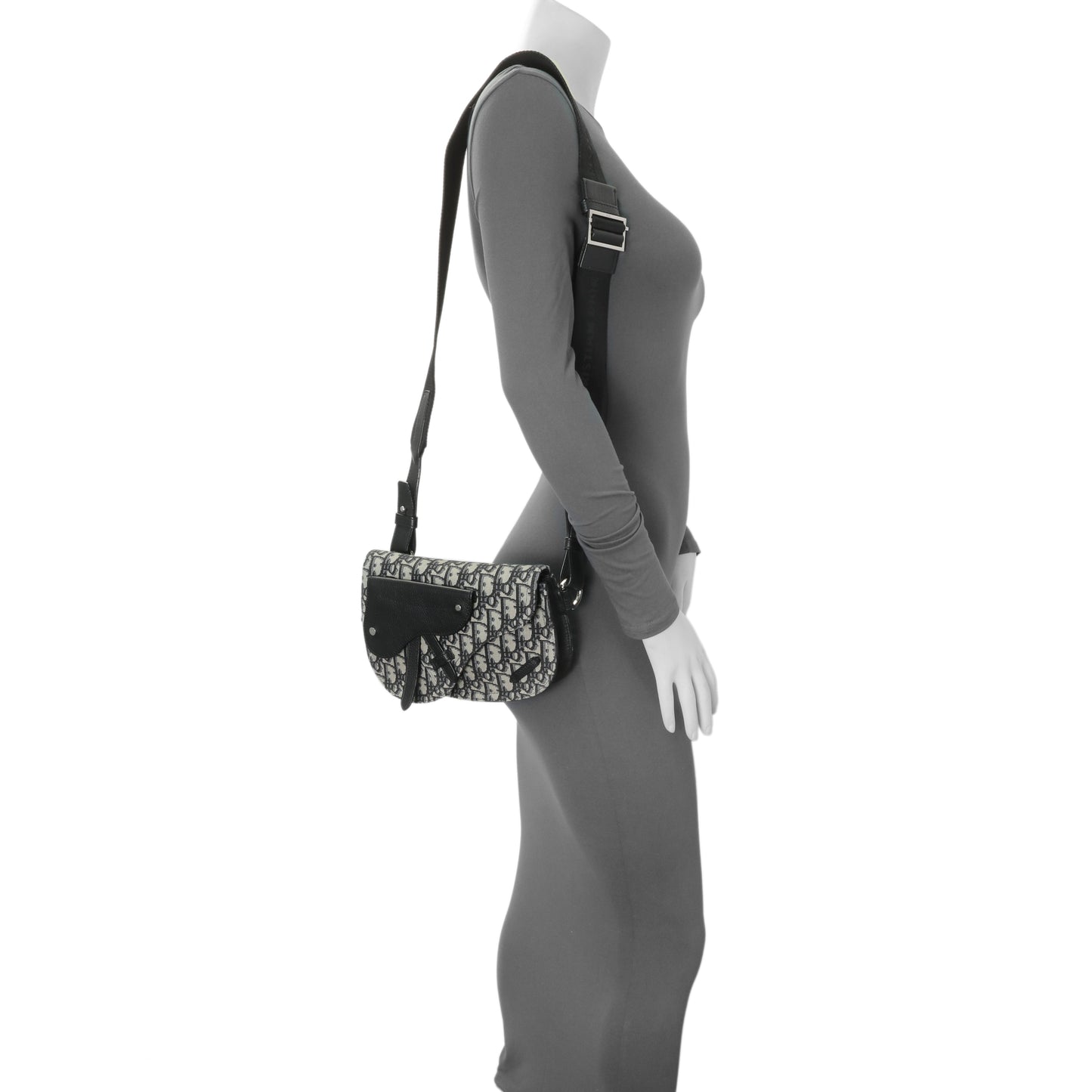Exclusive Christian Dior Oblique Saddle Messenger Pouch — Alternate View 8