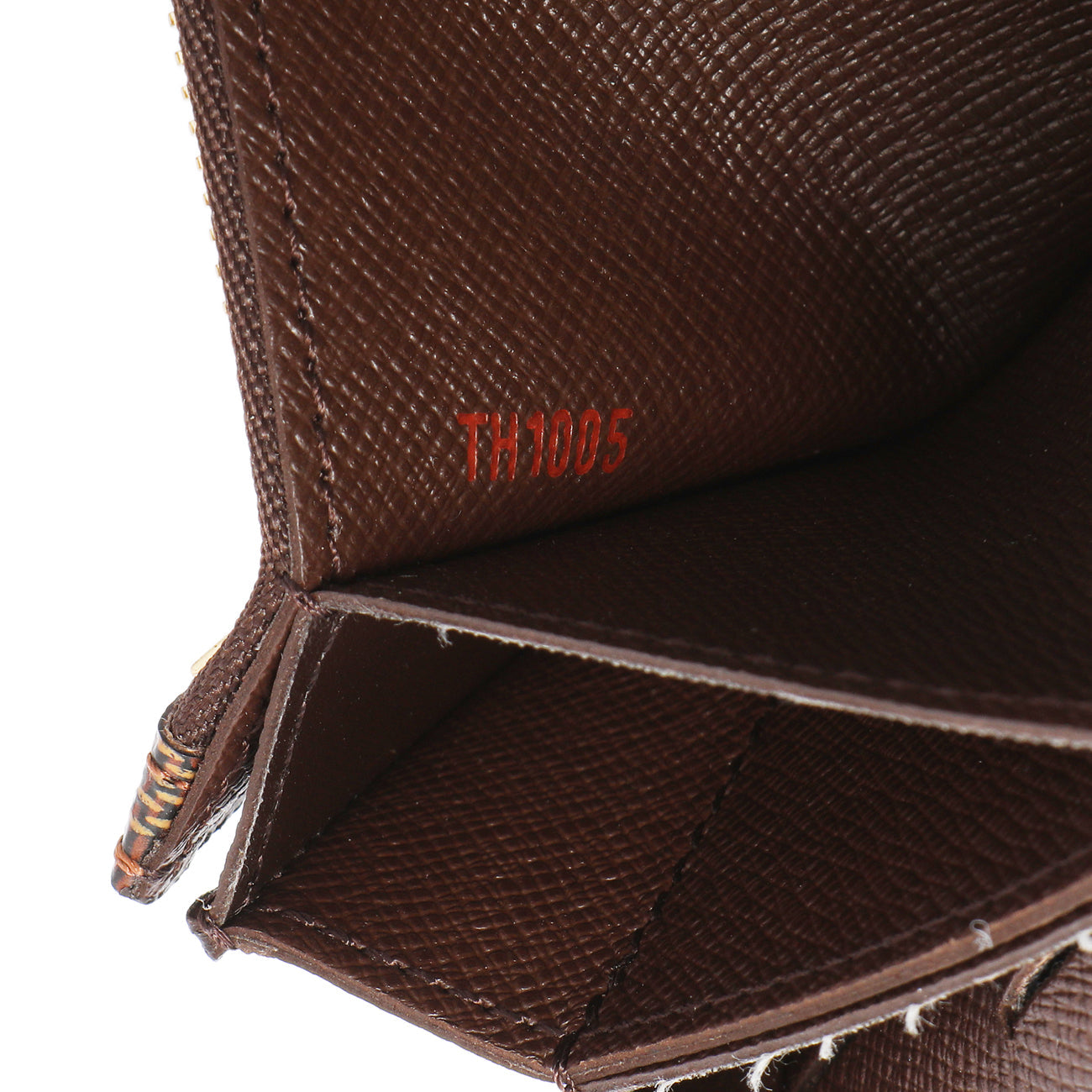 Exclusive Louis Vuitton Damier Ebene Accordeon Wallet — Alternate View 10