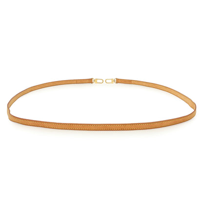 Exclusive Louis Vuitton Vachetta Leather 12mm Shoulder Strap — Side View