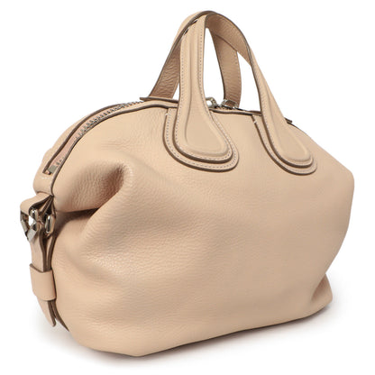 Exclusive Givenchy Beige Calfskin Small Nightingale — Side View
