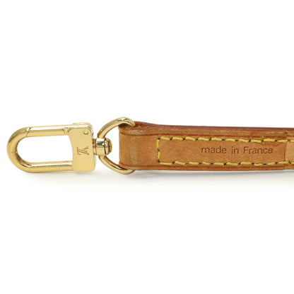 Exclusive Louis Vuitton Vachetta Leather 12mm Shoulder Strap — Top View