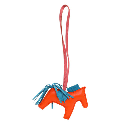 Exclusive Hermes Milo Lambskin Grigri Rodeo Horse Bag Charm PM — Side View