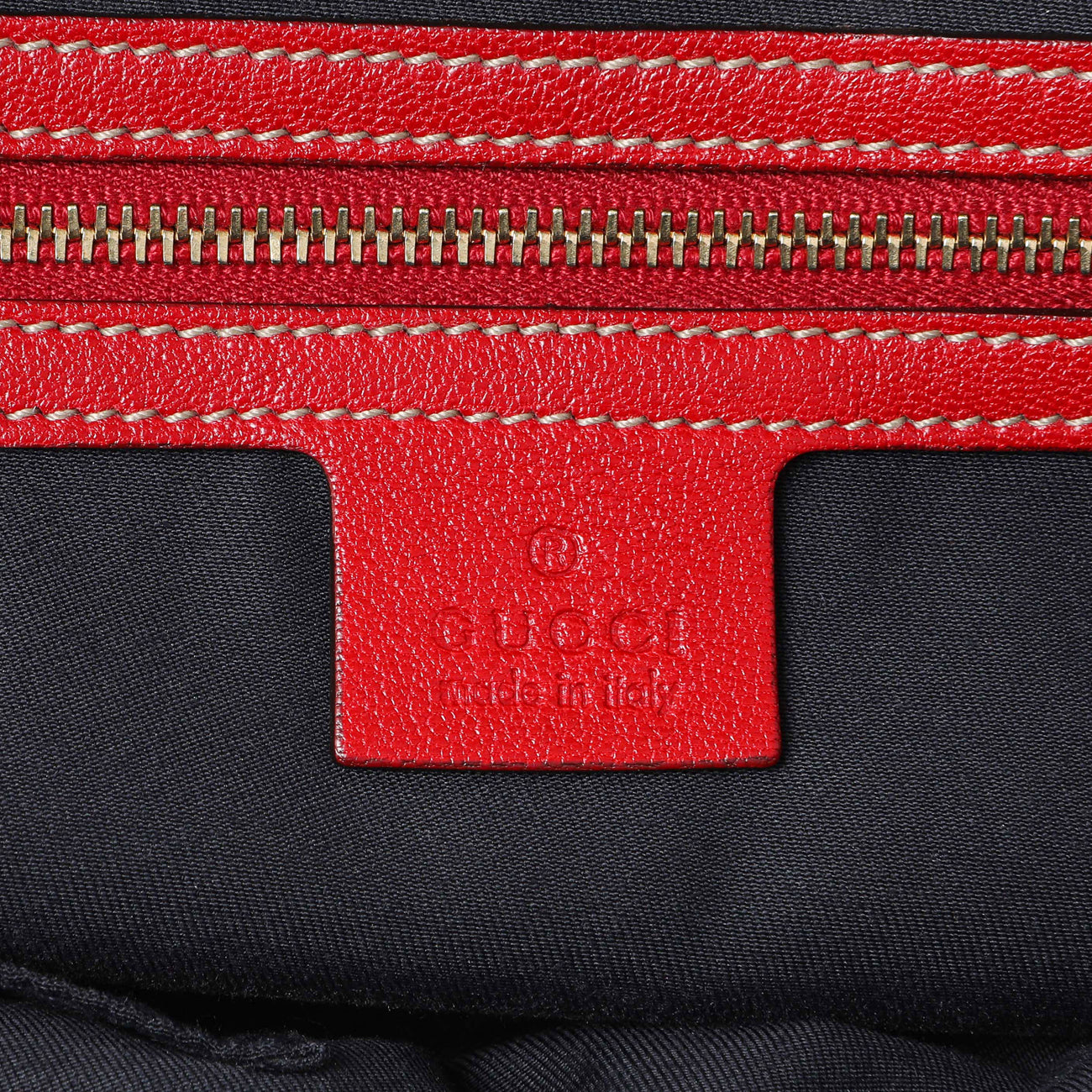 Exclusive Gucci Red Calfskin Capri Small Bowler — Alternate View 9