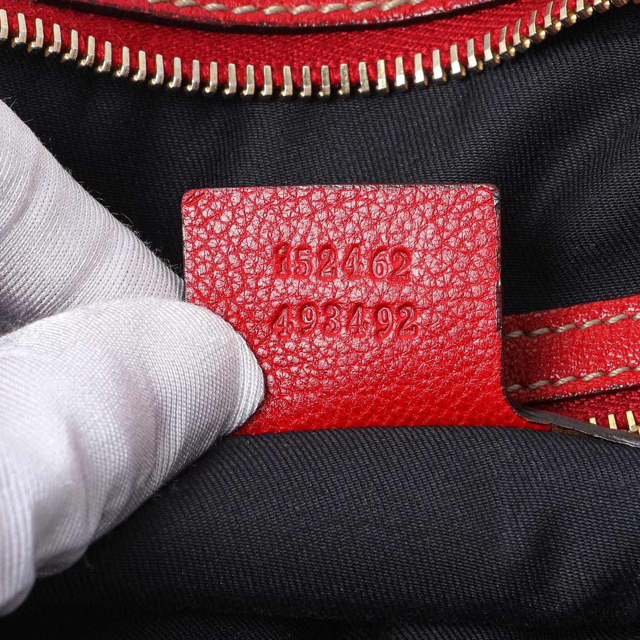 Exclusive Gucci Red Calfskin Capri Small Bowler — Alternate View 10