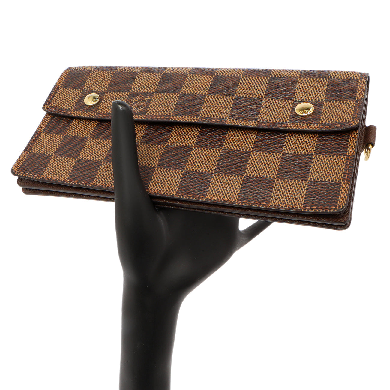 Exclusive Louis Vuitton Damier Ebene Accordeon Wallet — Alternate View 11