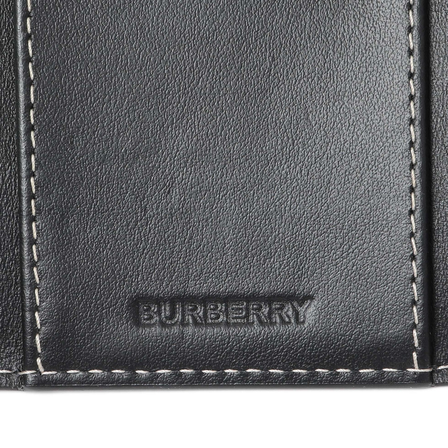 Exclusive Burberry Brown Check Canvas 6 Key Holder Case — Detail View