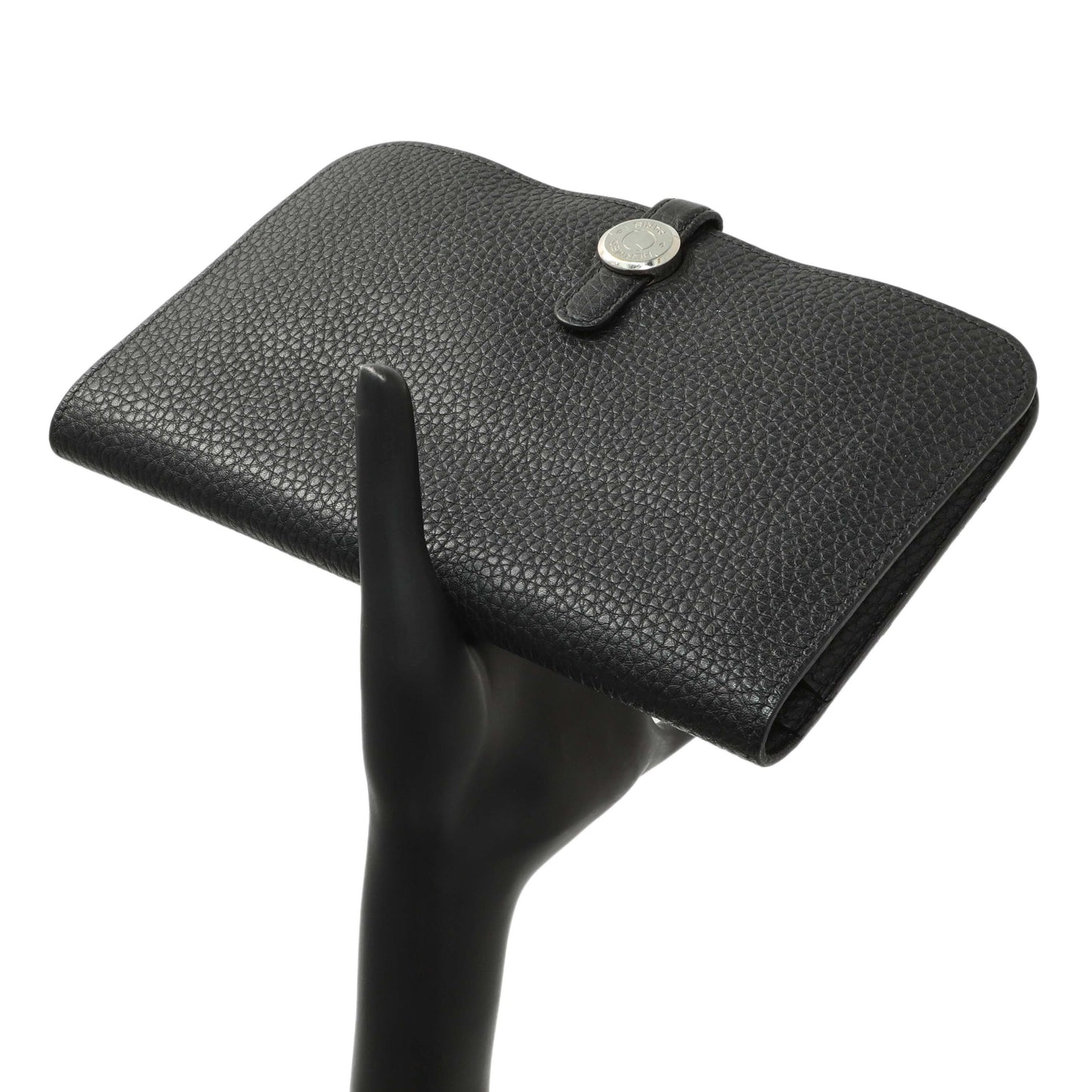 Exclusive Hermes Black Togo Dogon Duo Wallet — Alternate View 12