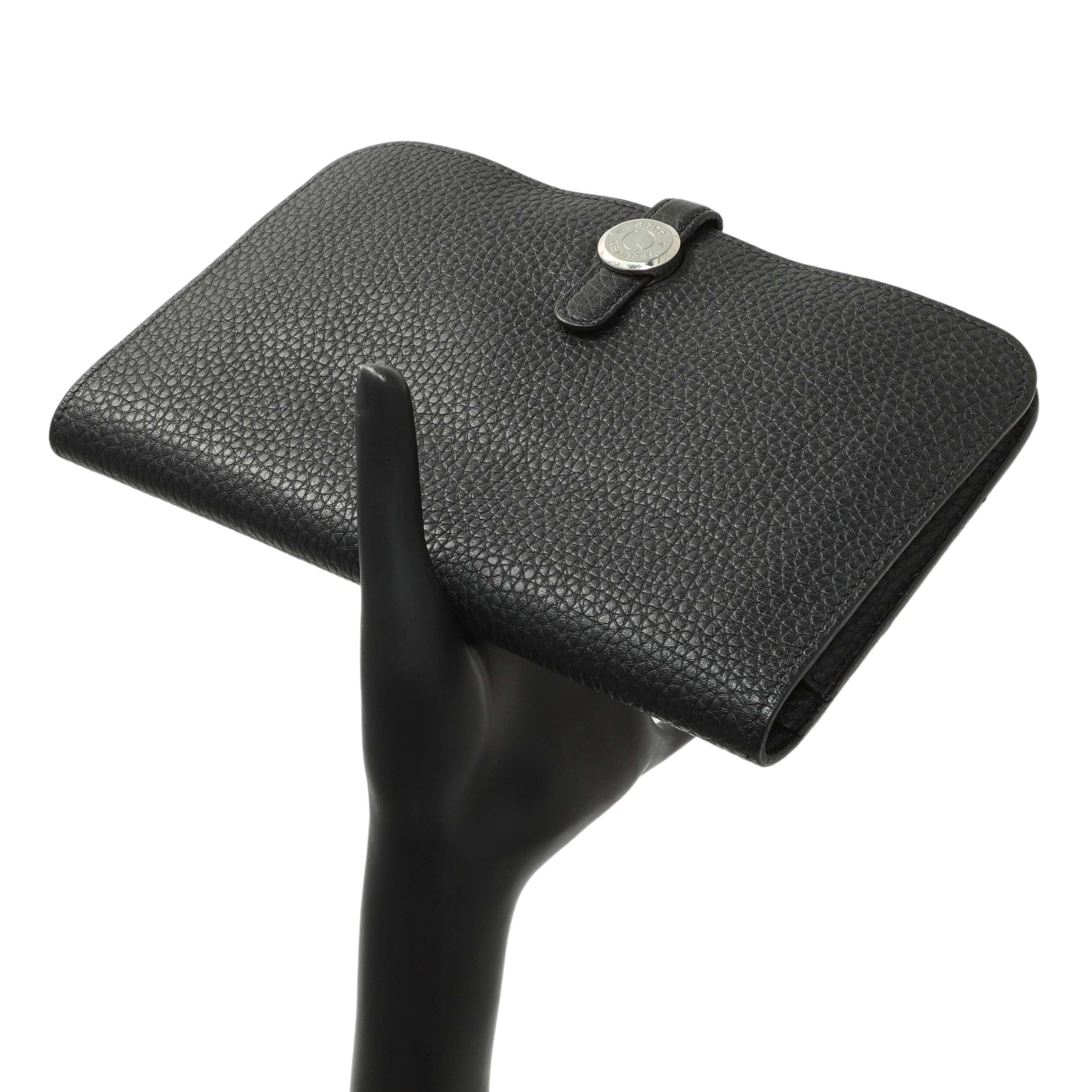 Exclusive Hermes Black Togo Dogon Duo Wallet — Alternate View 12