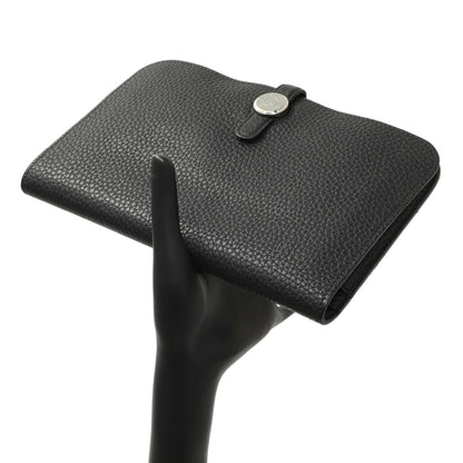 Exclusive Hermes Black Togo Dogon Duo Wallet — Alternate View 12