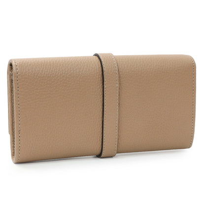 Exclusive Gucci Beige Pebbled Calfskin Jackie 1961 Chain Wallet — Side View