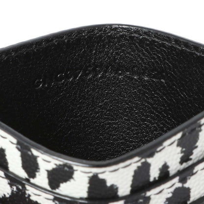 Exclusive Saint Laurent Grain De Poudre Baby Cat Print Card Case — Lifestyle View