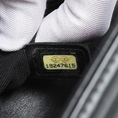 Exclusive Chanel Black Quilted Lambskin Medium Boy Flap — Alternate View 11