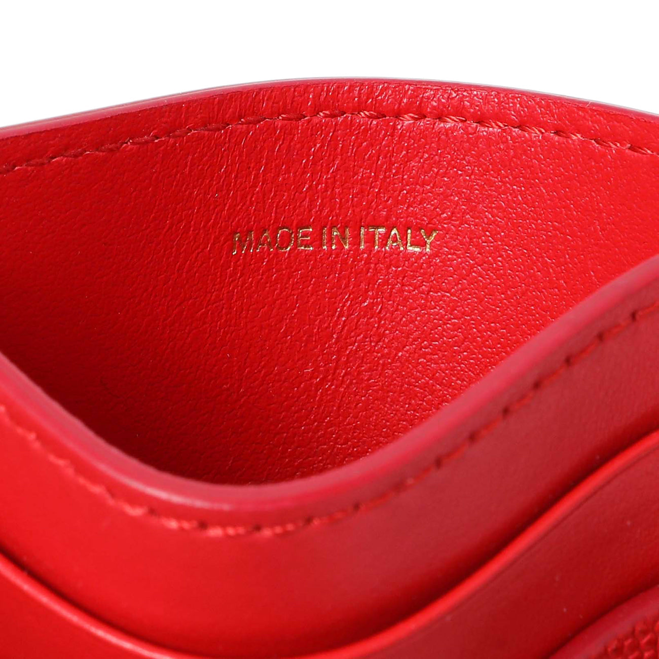 Exclusive Burberry Red Calfskin Card Holder — Lifestyle View