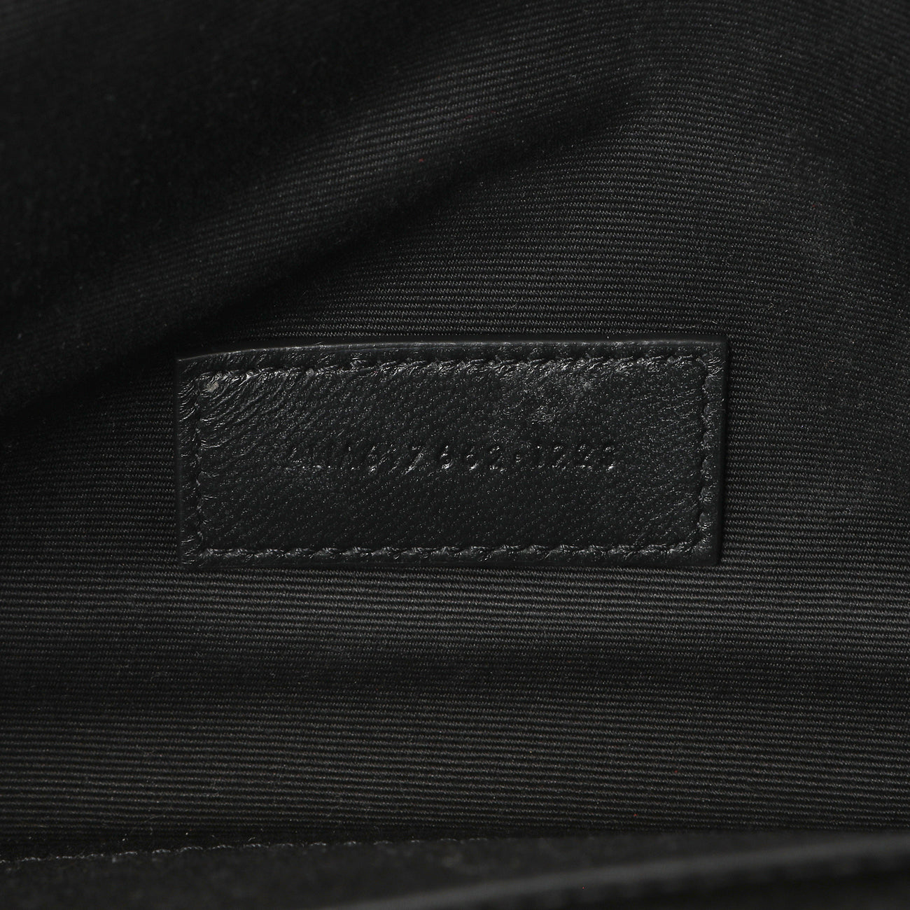 Exclusive Saint Laurent Dark Beige Grain De Poudre Matelasse Chevron Monogram Cassandre Flap Pouch — Lifestyle View