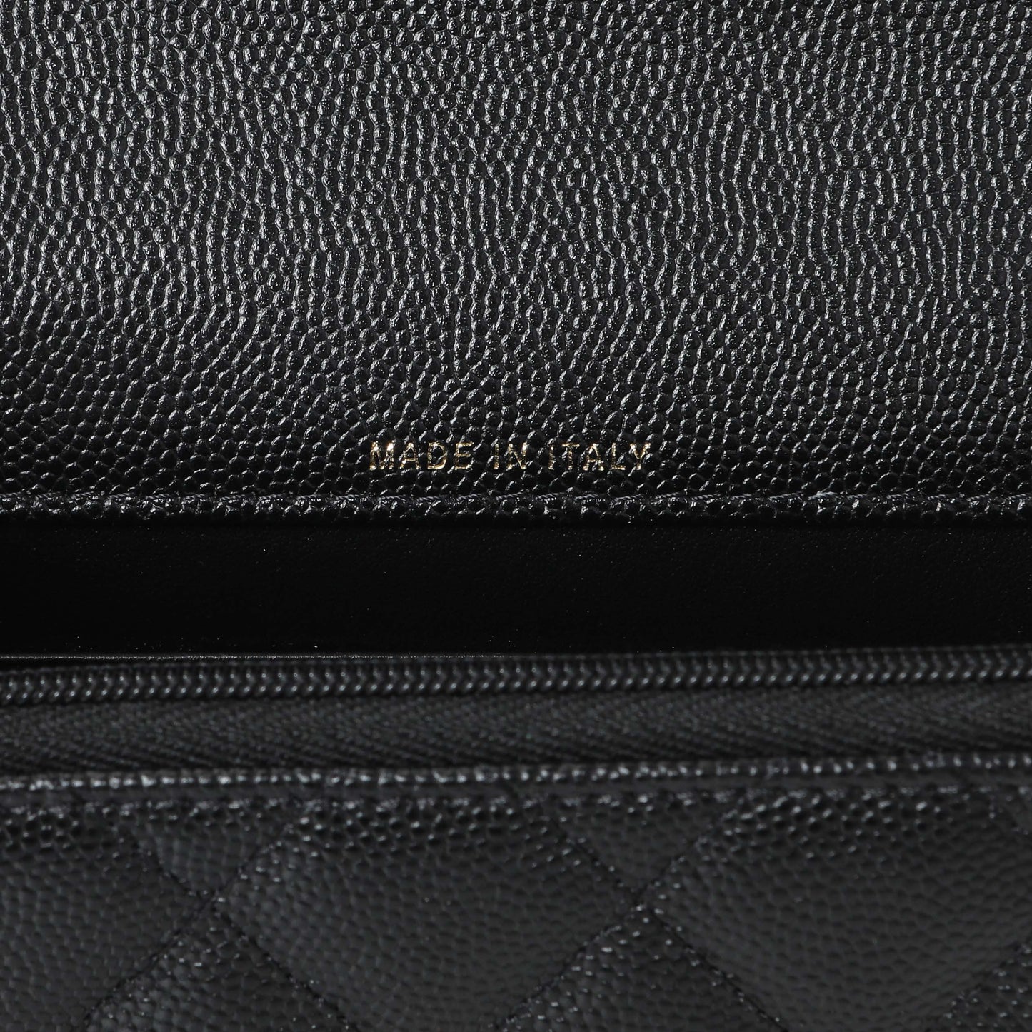 Exclusive Chanel Black Quilted Caviar Trendy Handle Clutch with Chain — Lifestyle View