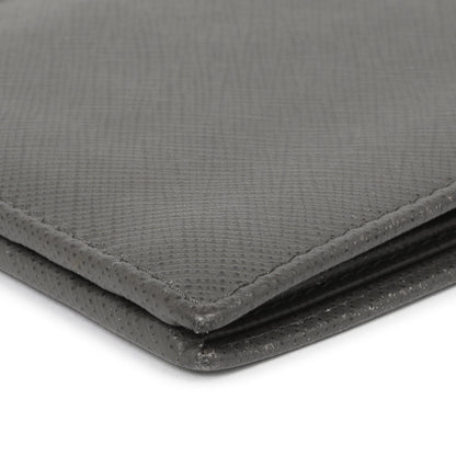 Exclusive Prada Grey Saffiano Bifold Wallet — Alternate View 7
