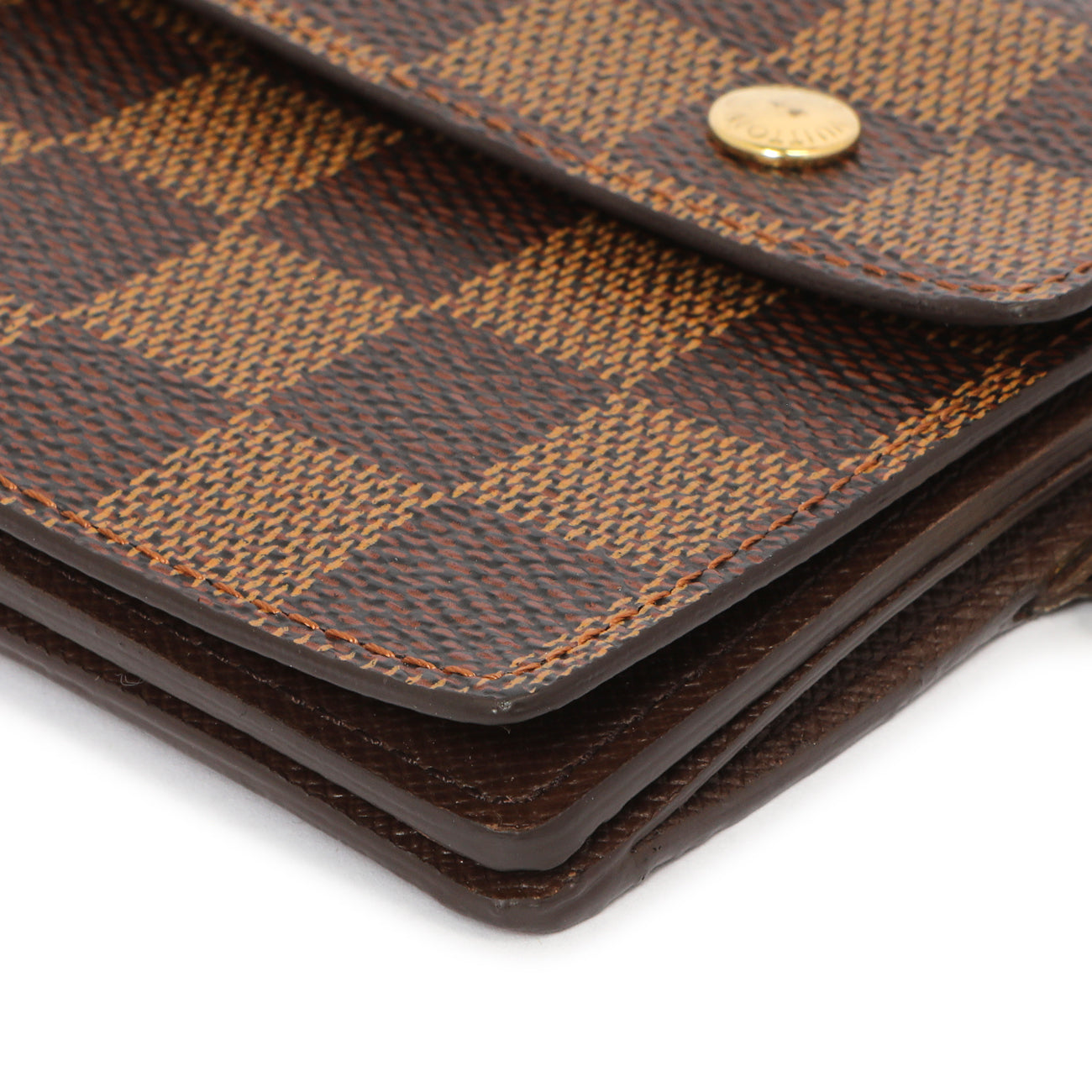 Exclusive Louis Vuitton Damier Ebene Accordeon Wallet — Detail View