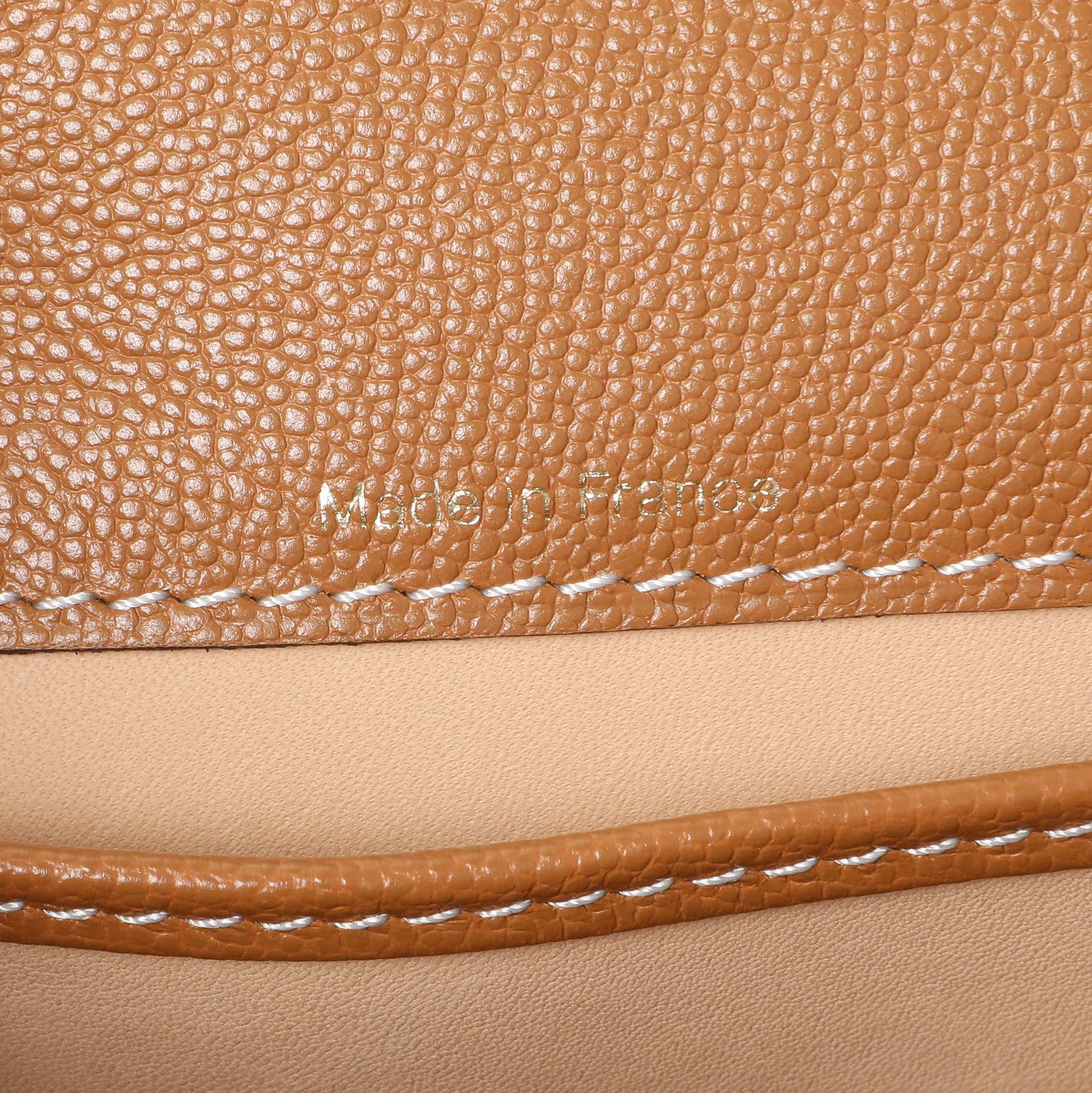 Exclusive Delvaux Vegetal Grained Rodeo Calfskin Brillant Mini Surpiqué — Lifestyle View