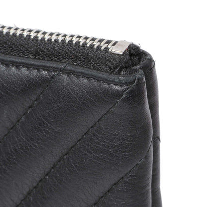 Exclusive Chanel Black Calfskin Tassel Small Cosmetic Pouch — Alternate View 10