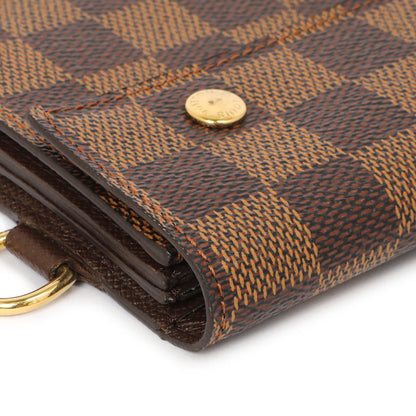Exclusive Louis Vuitton Damier Ebene Accordeon Wallet — Lifestyle View