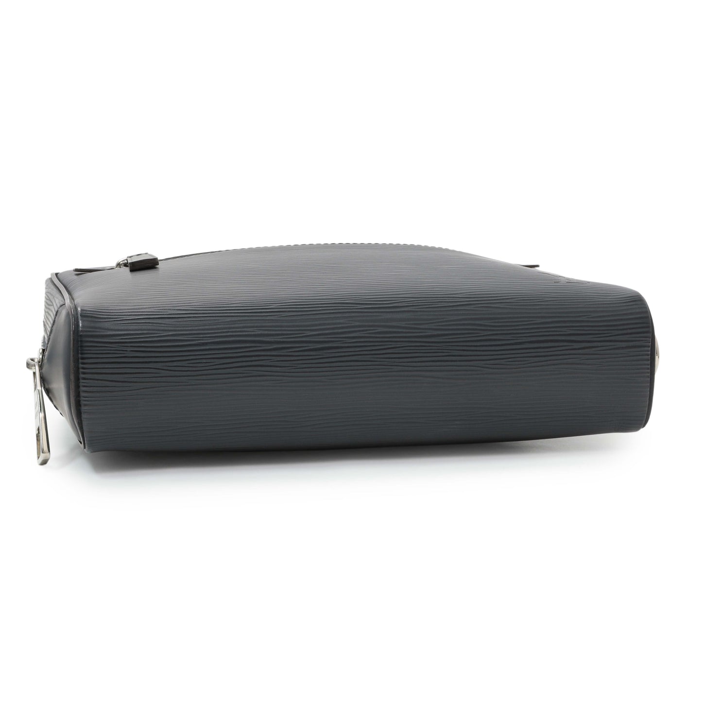 Exclusive Louis Vuitton Navy Epi Kasai Clutch — Back View