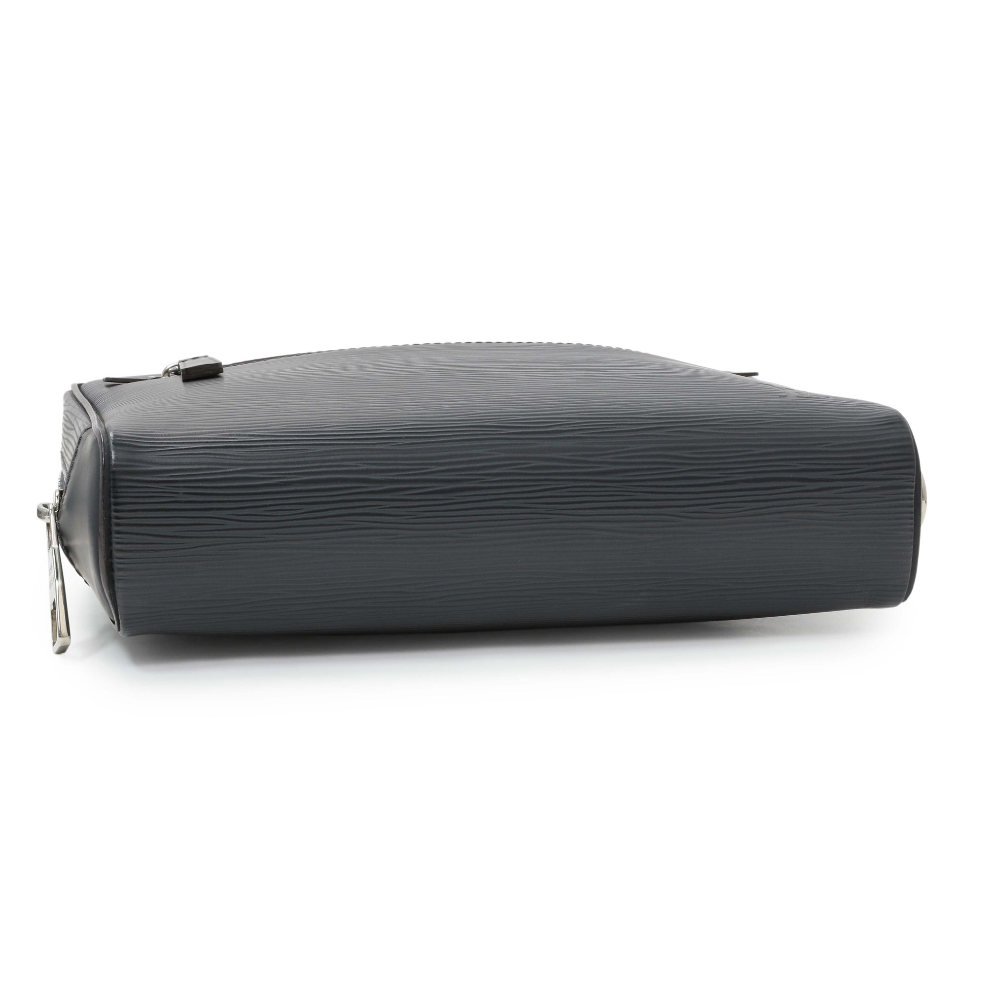 Exclusive Louis Vuitton Navy Epi Kasai Clutch — Back View