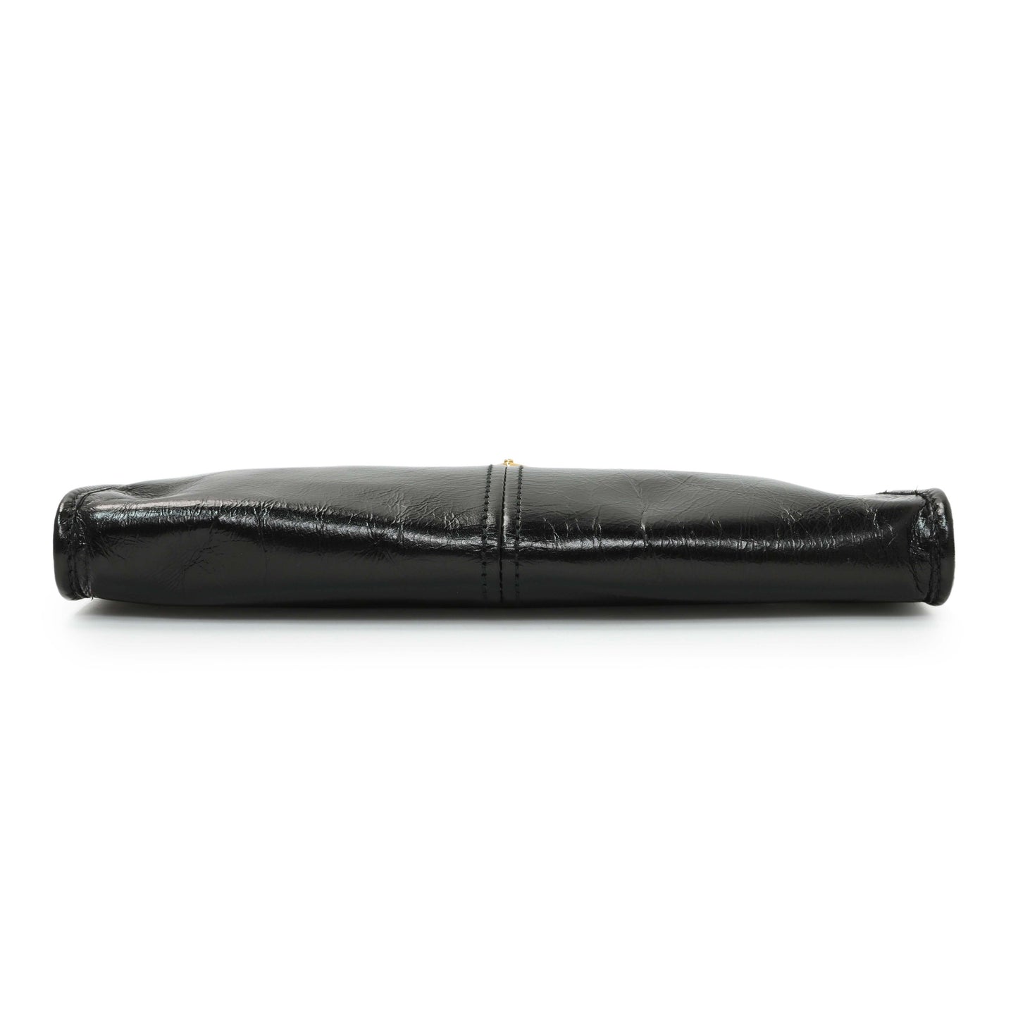 Exclusive Prada Black Lux Calfskin Pouch — Back View