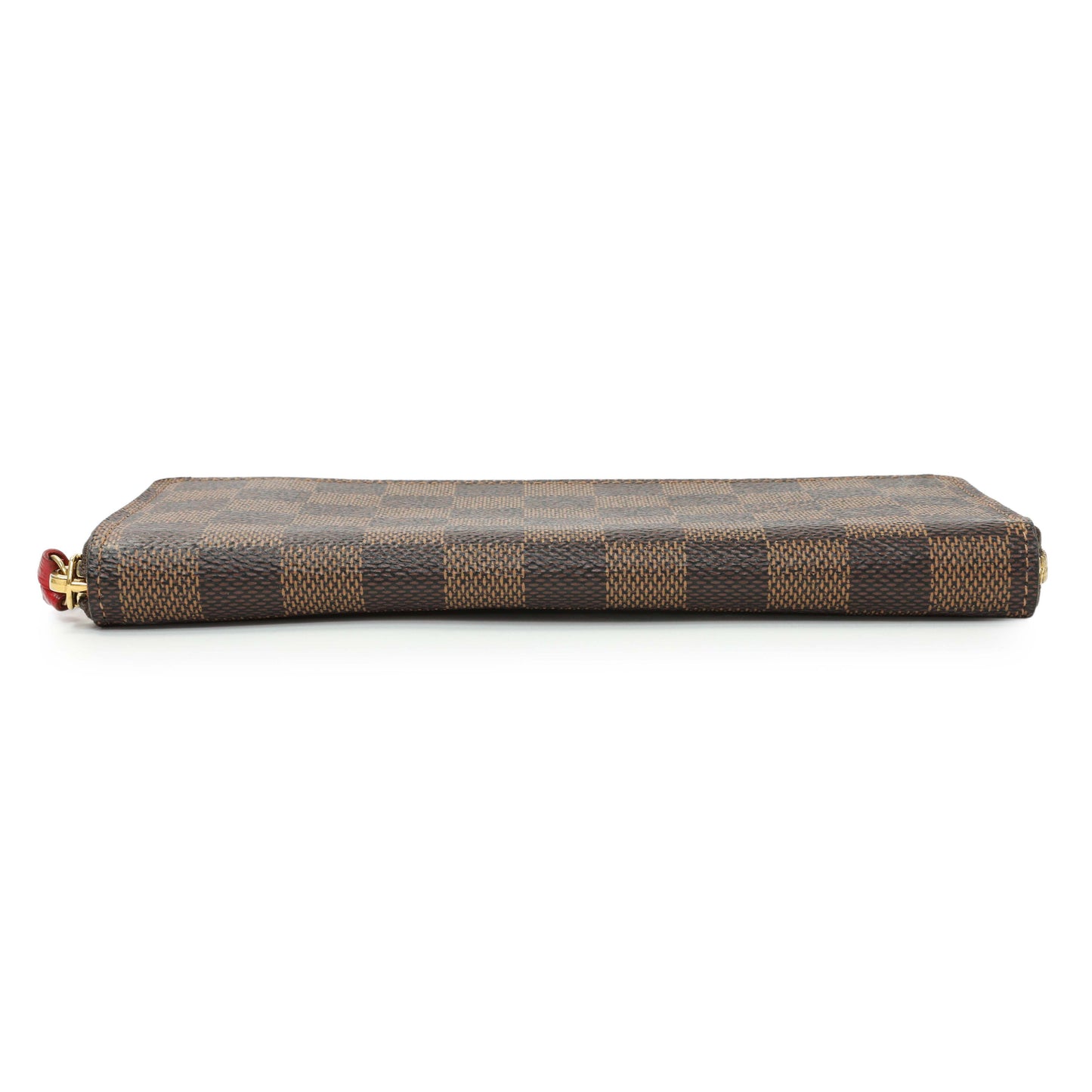 Exclusive Louis Vuitton Damier Ebene Clemence Wallet — Back View