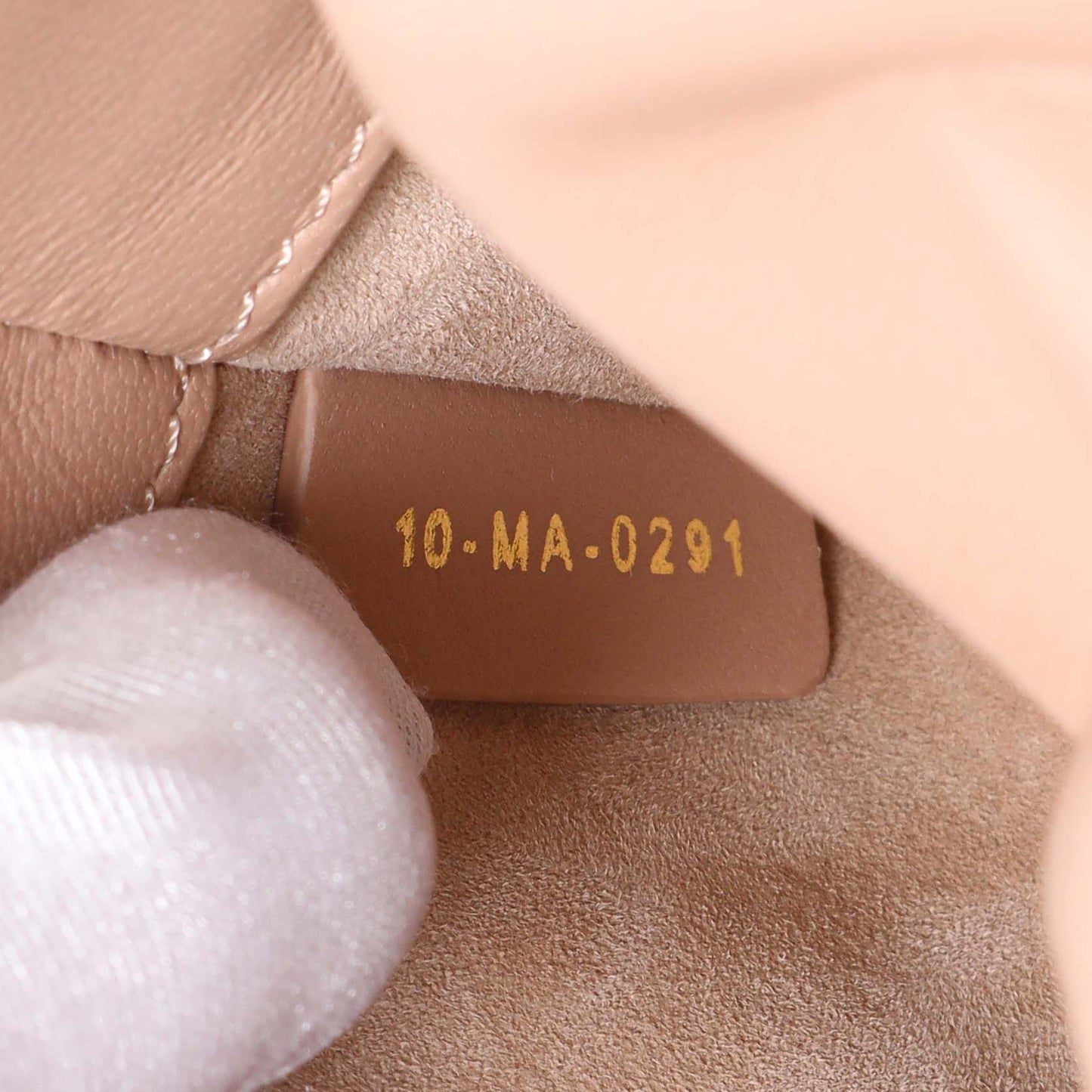 Exclusive Christian Dior Lambskin Cannage Micro Lady Dior — Lifestyle View