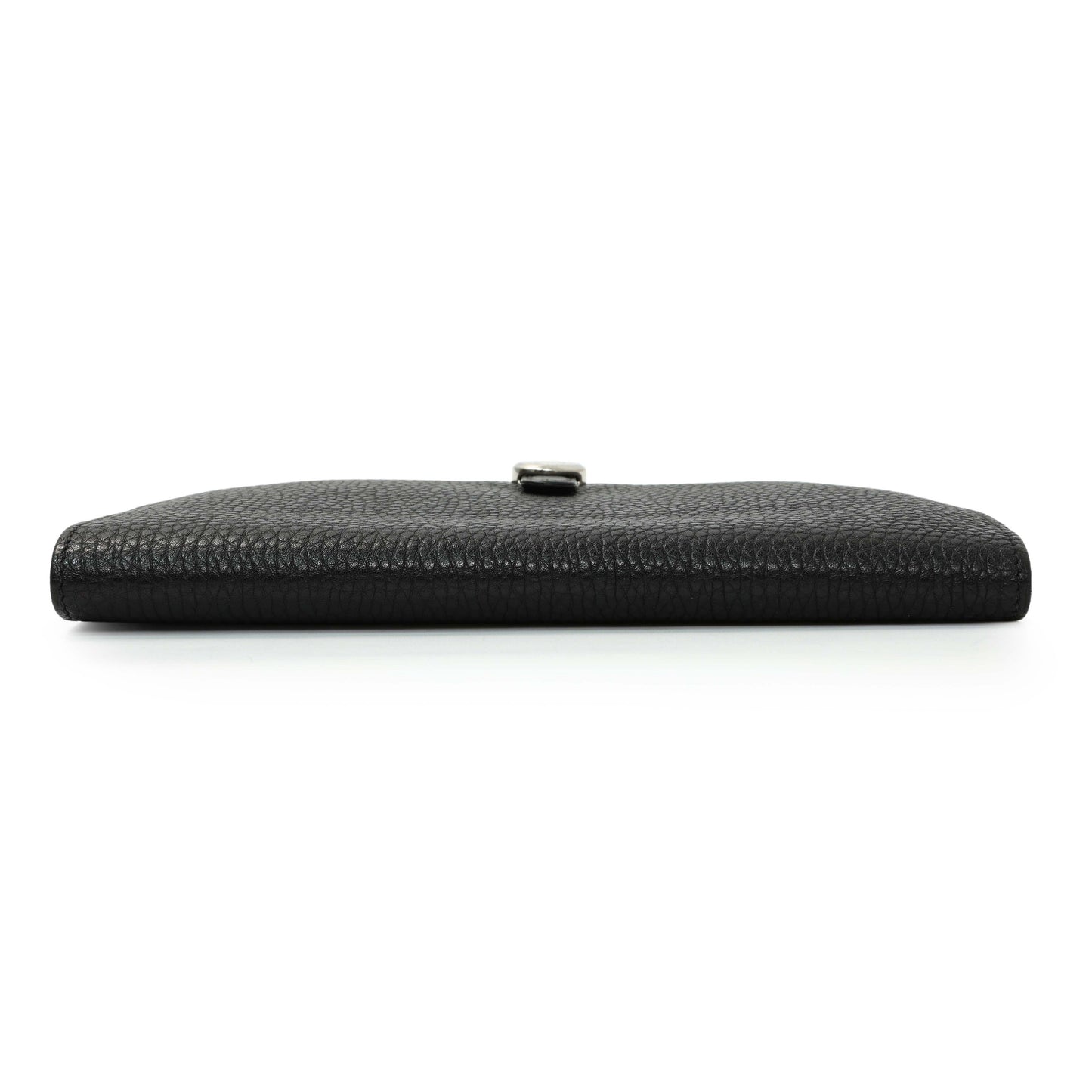 Exclusive Hermes Black Togo Dogon Duo Wallet — Back View