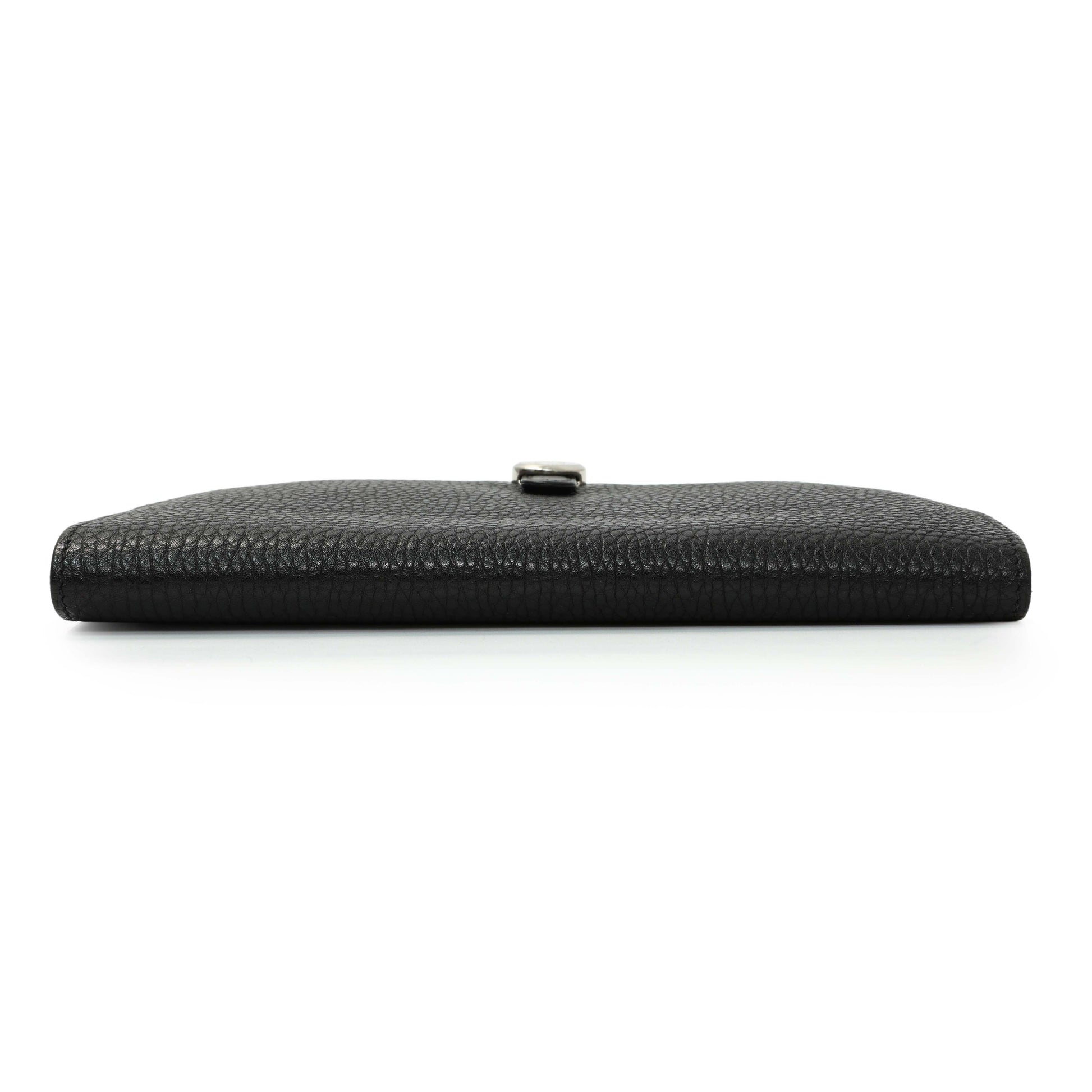 Exclusive Hermes Black Togo Dogon Duo Wallet — Back View