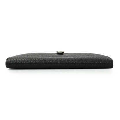 Exclusive Hermes Black Togo Dogon Duo Wallet — Back View