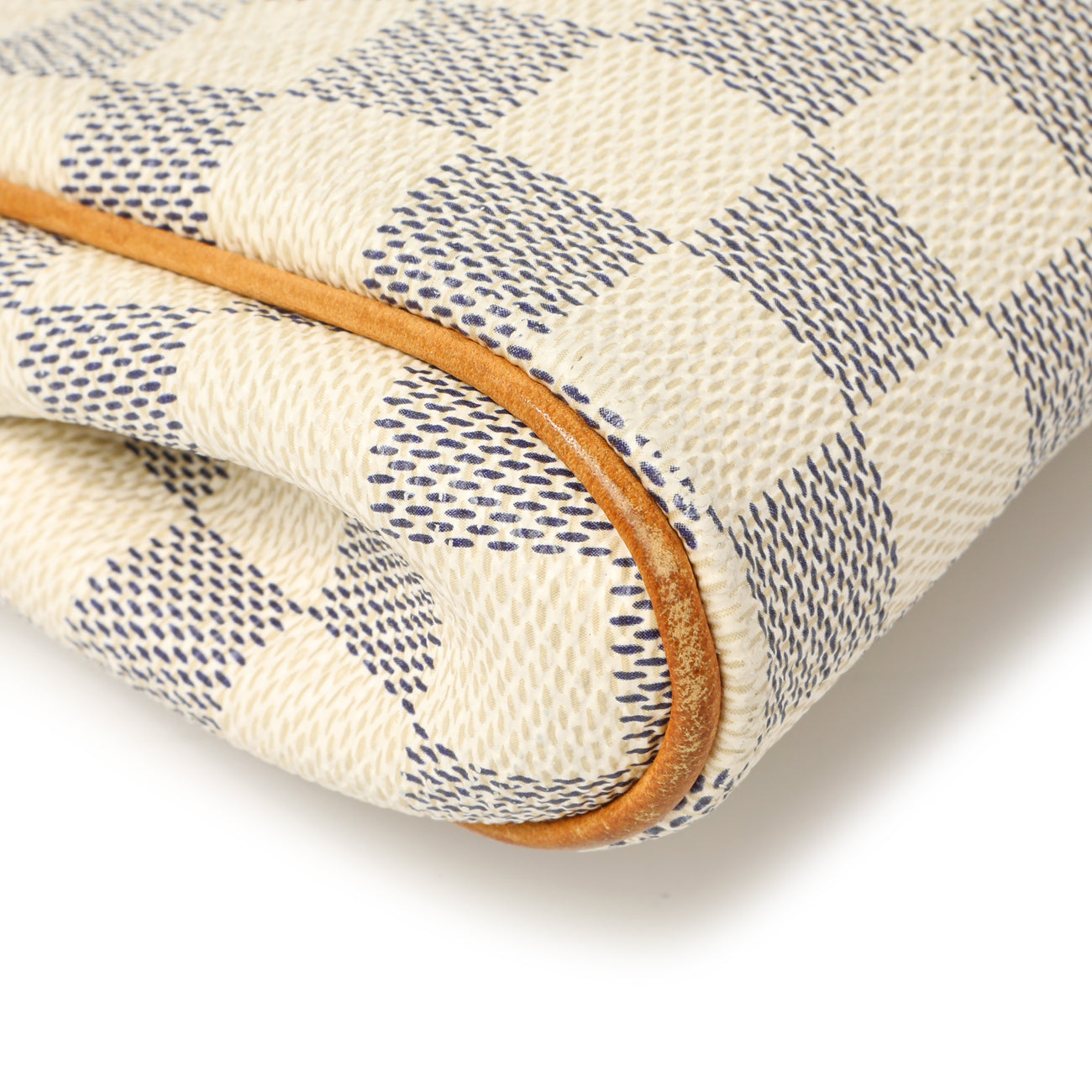 Exclusive Louis Vuitton Damier Azur Eva Clutch — Lifestyle View