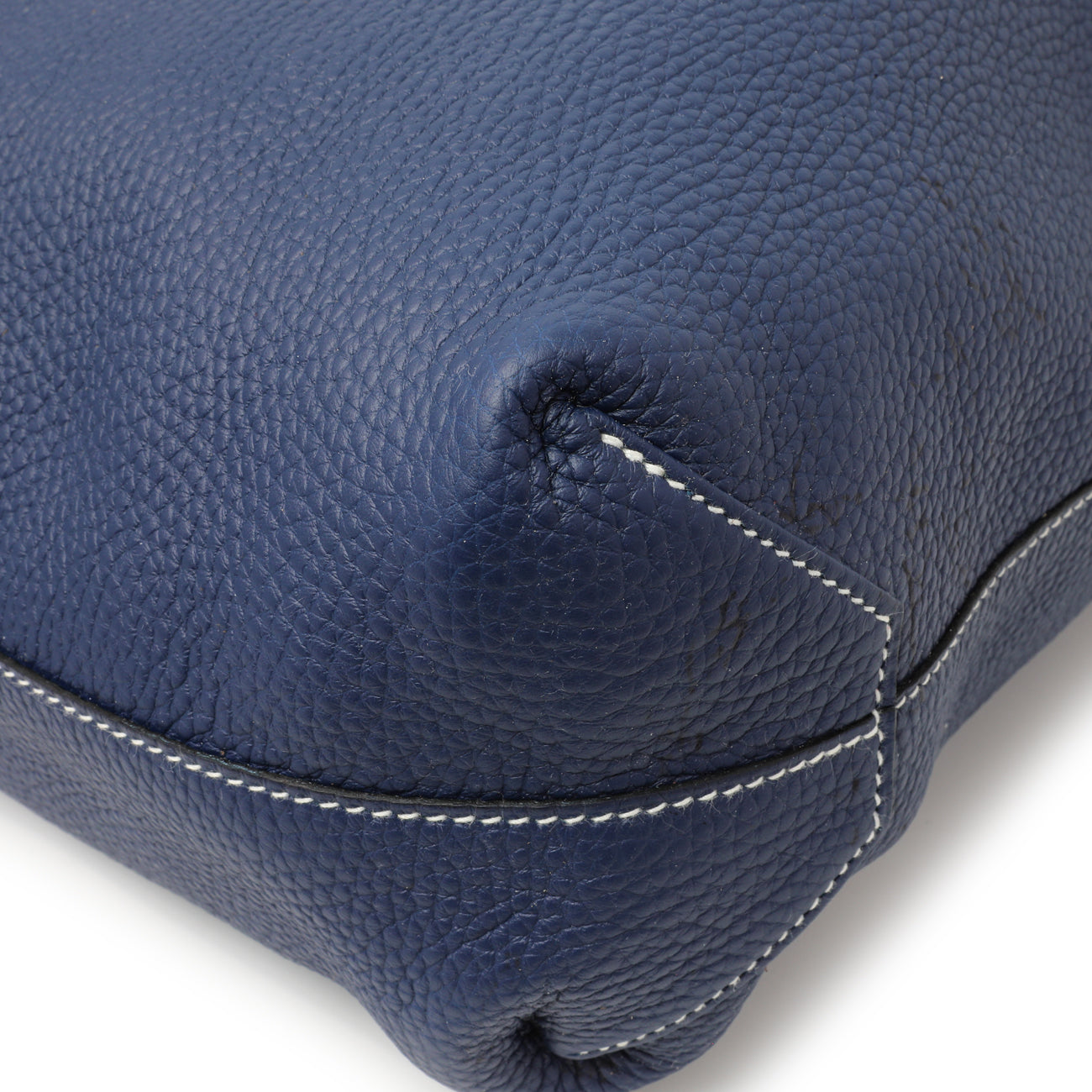 Exclusive Hermes Blue Taurillon Clemence Double Sens 36 — Alternate View 7