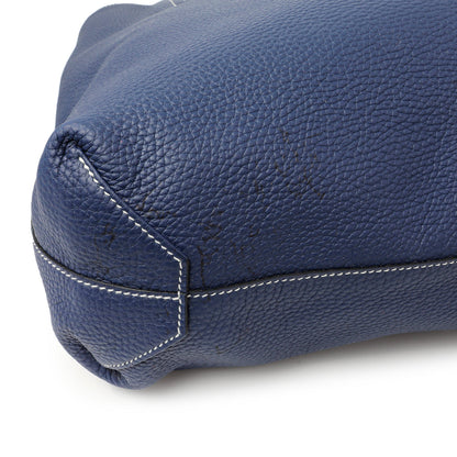 Exclusive Hermes Blue Taurillon Clemence Double Sens 36 — Alternate View 18